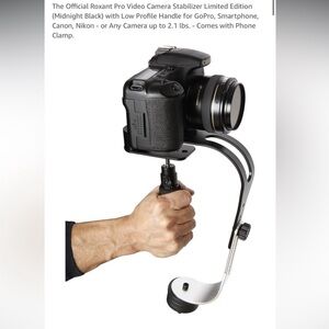 The Official Roxant Pro Video Camera Stabilizer Limited Edition ROX-1C (Black)